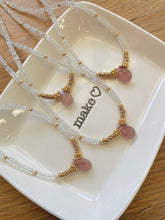 Charger l'image dans la galerie, Collier Jeannette pierre de lune rainbow