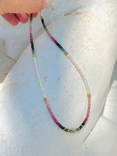 Charger l'image dans la galerie, Collier Eléonore tourmaline rainbow