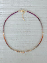 Charger l'image dans la galerie, Collier Arlette saphir de tundra