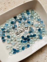 Charger l'image dans la galerie, Collier Brigitte aigue-marine et saphir