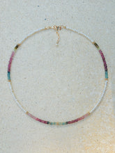 Charger l'image dans la galerie, Collier Eléonore tourmaline rainbow
