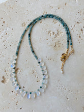 Charger l'image dans la galerie, Collier Brigitte tourmaline blue