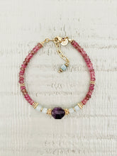 Charger l'image dans la galerie, Bracelet Simone tourmaline rose