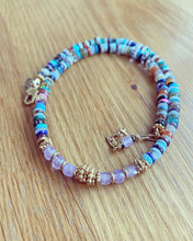 Charger l'image dans la galerie, Collier Eliette pink améthyste