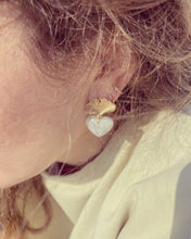 Charger l'image dans la galerie, Boucles d’oreilles Aimée pierre de lune