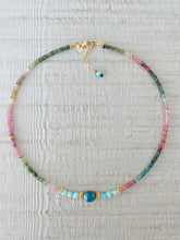 Charger l'image dans la galerie, Collier Simone tourmaline pastèque