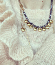 Charger l'image dans la galerie, Collier Ginette perle d’eau douce noire