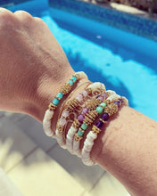 Charger l'image dans la galerie, Bracelet Eliette opale et chrysoprase