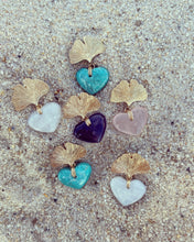 Charger l'image dans la galerie, Boucles d’oreilles Aimée pierre de lune