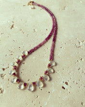 Charger l'image dans la galerie, Collier Brigitte tourmaline rose