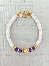 Charger l'image dans la galerie, Bracelet Eliette opale et améthyste