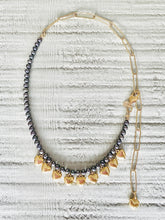 Charger l'image dans la galerie, Collier Ginette perle d’eau douce noire
