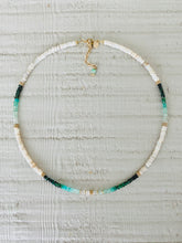 Charger l'image dans la galerie, Collier Eléonore émeraude