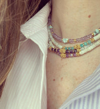 Charger l'image dans la galerie, Collier Eliette opale améthyste