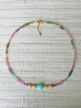 Charger l'image dans la galerie, Collier Yvonne watermelon tourmaline