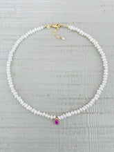 Charger l'image dans la galerie, Collier Denise pink zirconium