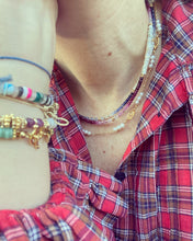 Charger l'image dans la galerie, Collier Eléonore saphir bleu