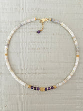 Charger l'image dans la galerie, Collier Eliette opale améthyste