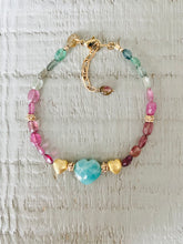 Charger l'image dans la galerie, Bracelet Yvonne watermelon tourmaline