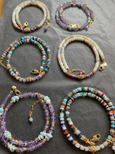 Charger l'image dans la galerie, Collier Eliette pink améthyste