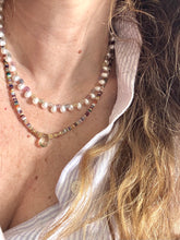 Charger l'image dans la galerie, Collier Jeannette mix de pierres &amp; améthyste verte
