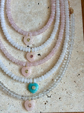 Charger l'image dans la galerie, Collier Camille opale et quartz rose
