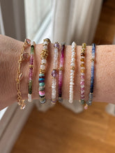Charger l'image dans la galerie, Bracelet Catherine tourmaline et pierre de lune

