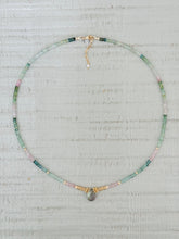 Charger l&#39;image dans la galerie, Collier Jeannette tourmaline light rainbow
