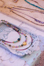 Charger l&#39;image dans la galerie, Collier Eléonore tourmaline rainbow
