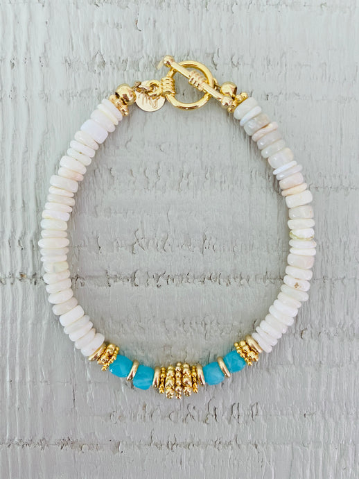 Bracelet perles d'Australie | Bijoux en perles dorées ou blanches Bracelet perles d'Australie | Bijoux en perles dorées ou blanches